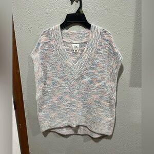 BDG Multicolor Knit Sweater Oversized Vest Size M EUC